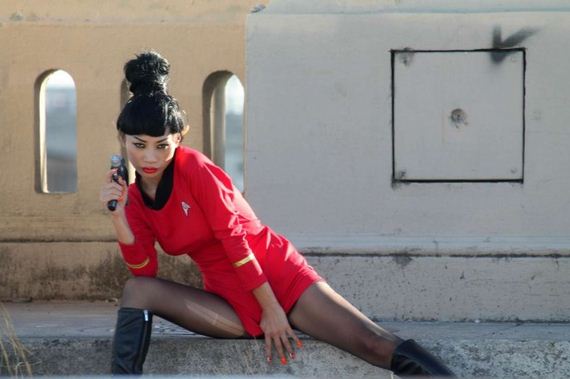 Bai-Ling -Posing